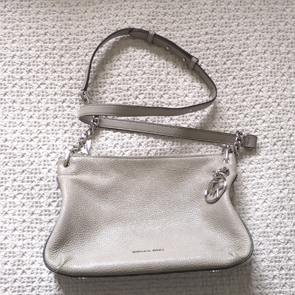Michael Kors Silver Crossbody Bag